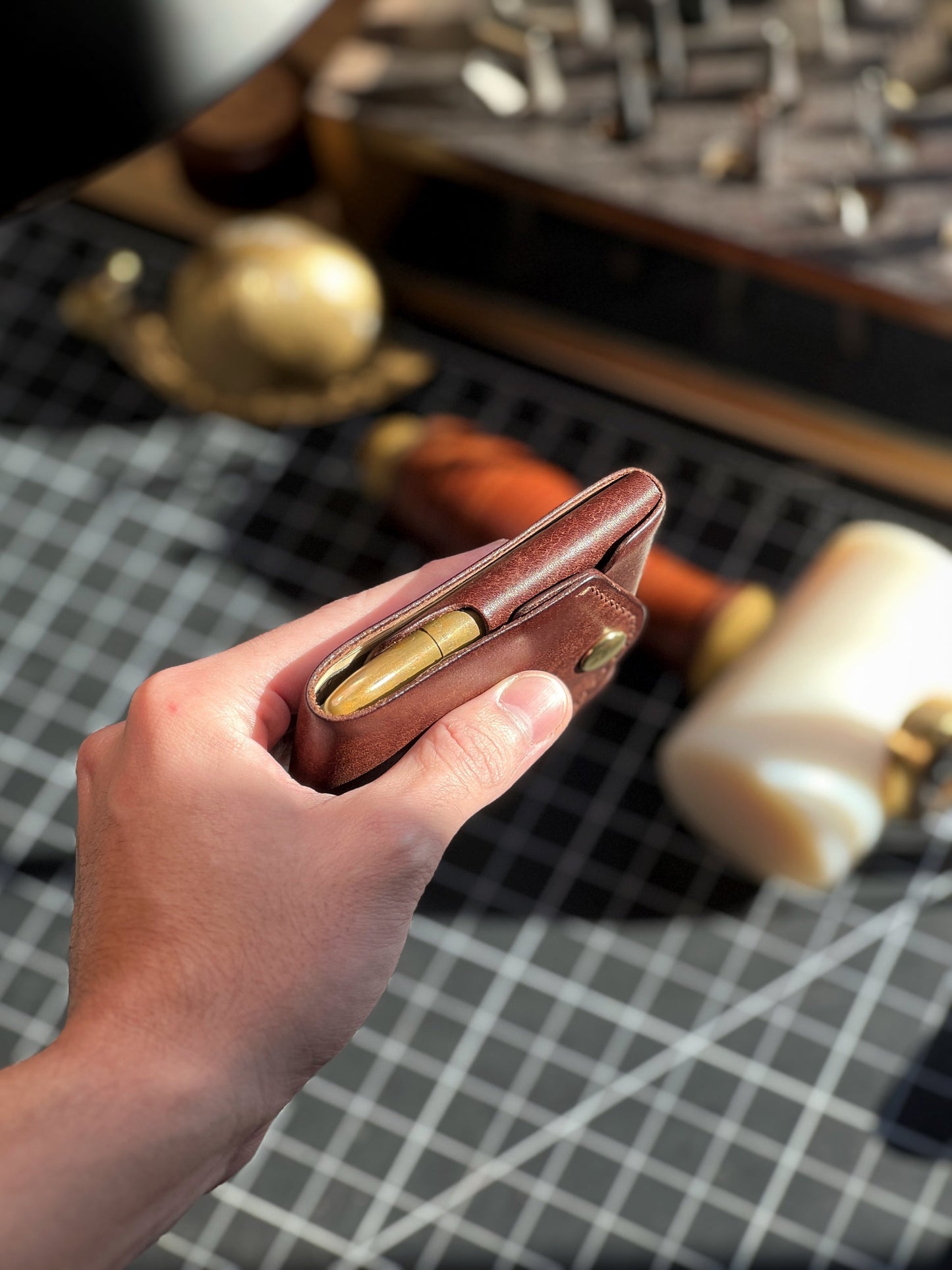 Valtèra™ - Porte-cartes en cuir fait main