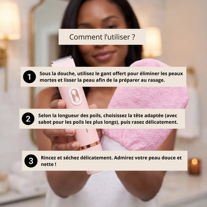 Silvarel™ | Épilateur Doux – Confort & Précision pour Peaux Sensibles