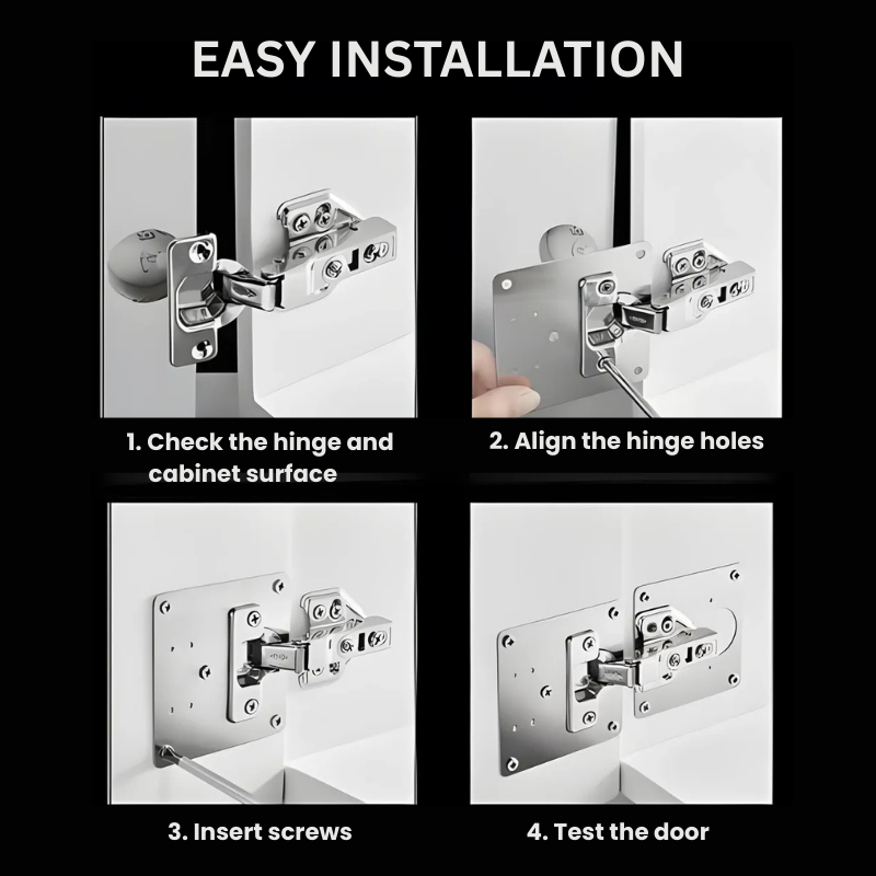 FixiHold™ HingeSaver – Réparez vos portes de placard en quelques minutes