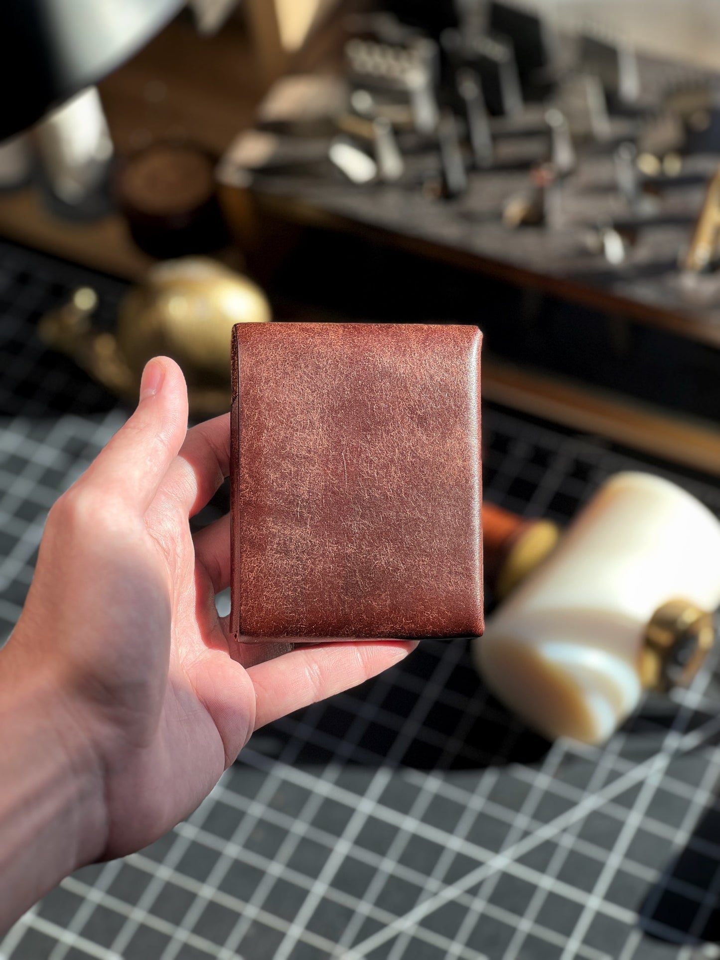 Valtèra™ - Porte-cartes en cuir fait main