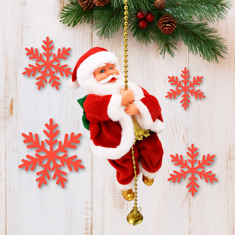 SantaSprint™ – Décoration de Père Noël escaladant