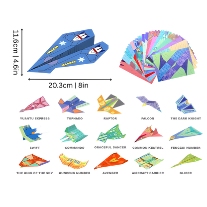 SkyFold™ – Ensemble de Papillons en Papier Colorés