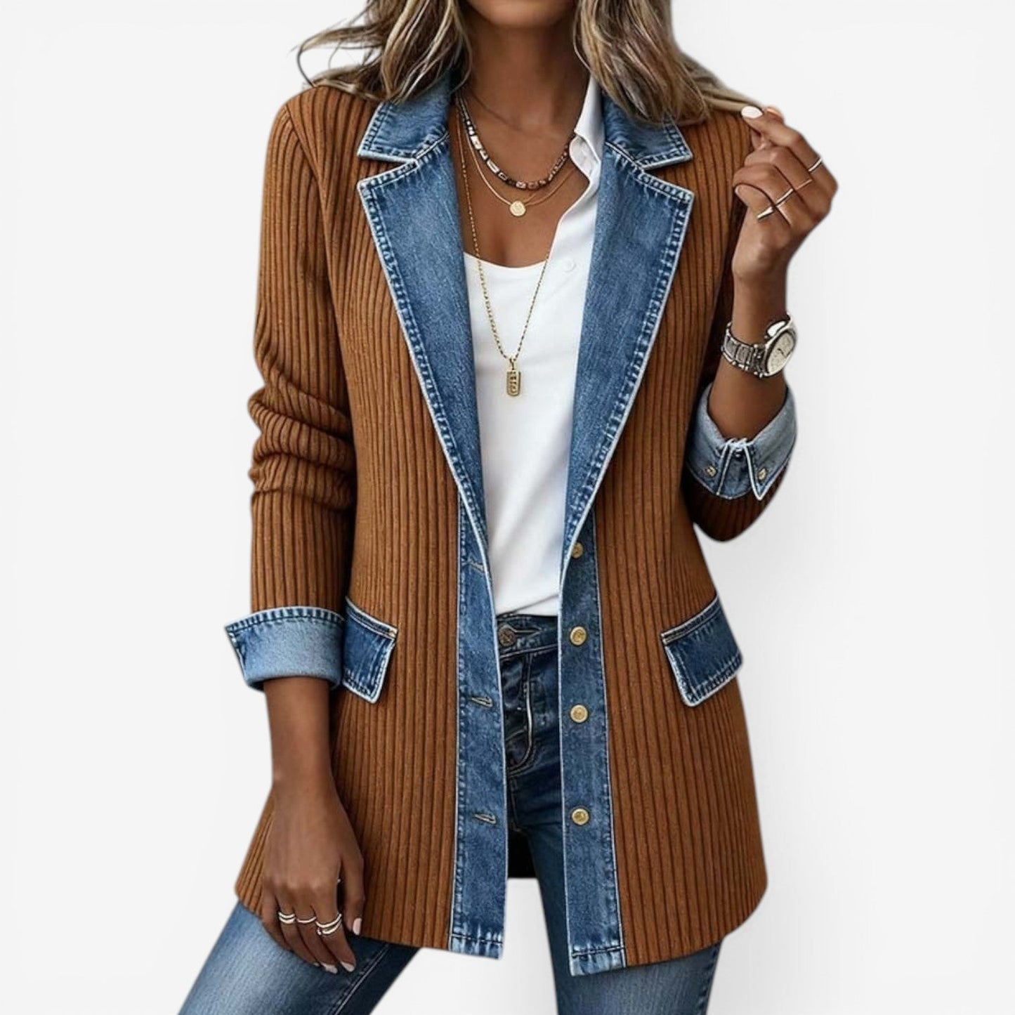 Aveline – La veste hybride de superposition pour un look sans effort