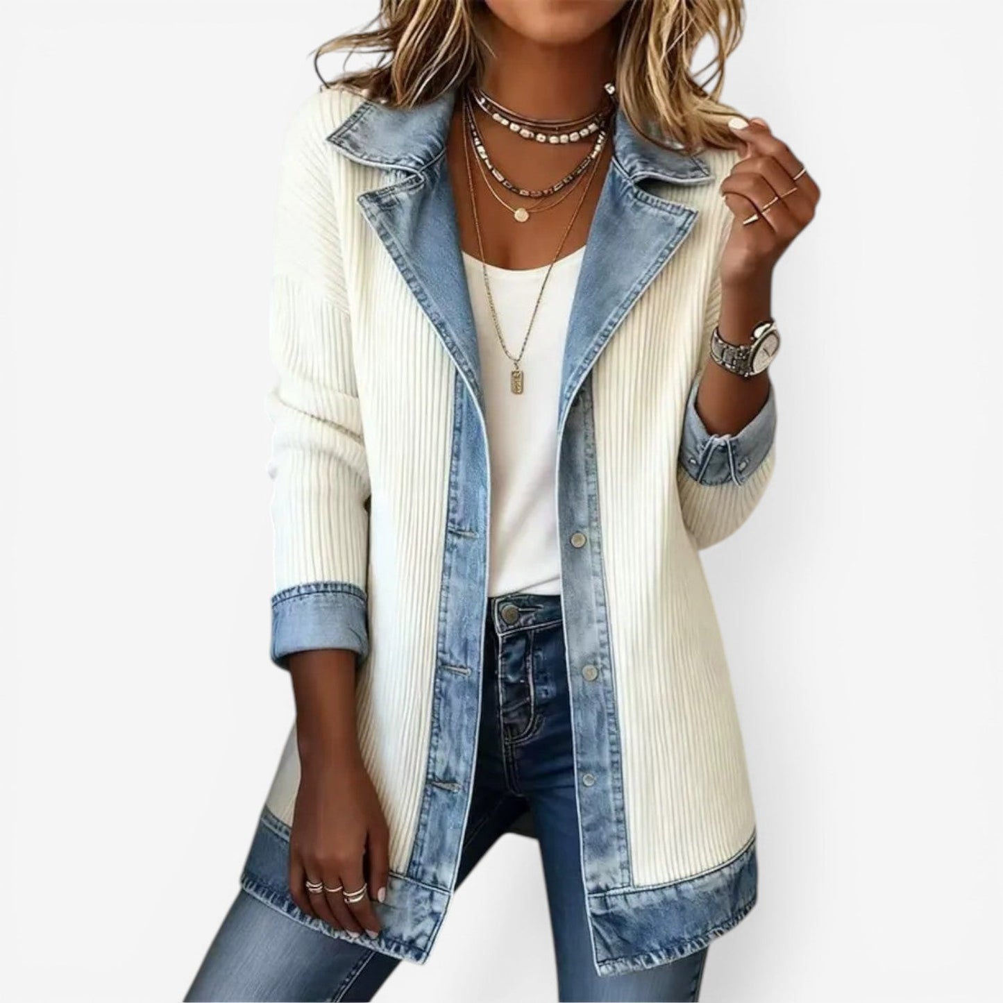 Aveline – La veste hybride de superposition pour un look sans effort