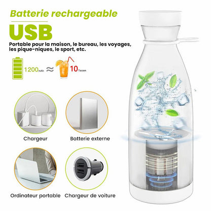 NexiBlend™ – Mixeur portable rechargeable 2-en-1