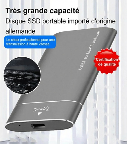 Datafino™ SlimVault – SSD Portable Haute Capacité