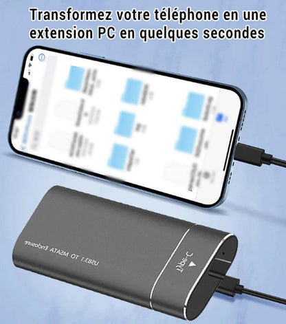 Datafino™ SlimVault – SSD Portable Haute Capacité