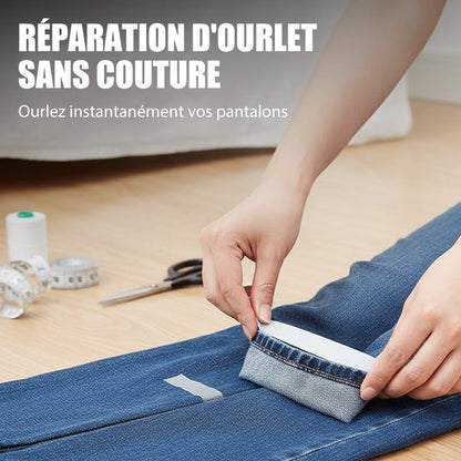 Heméa™ – Ruban Thermocollant Sans Couture pour Retouches Rapides