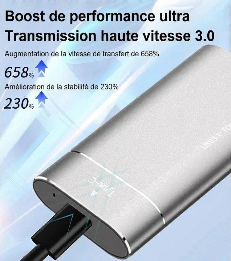 Datafino™ SlimVault – SSD Portable Haute Capacité