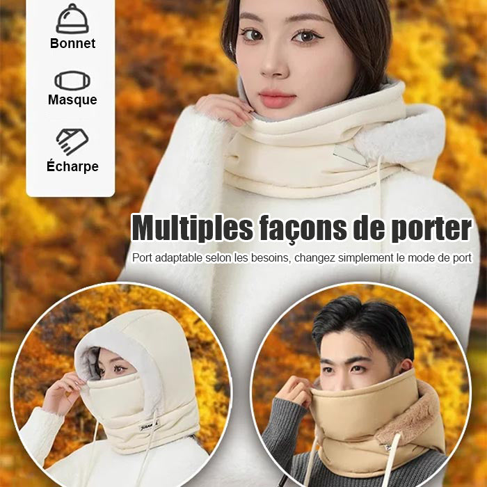 Aurvex™ | Chapeau thermique épaissi avec masque intégré