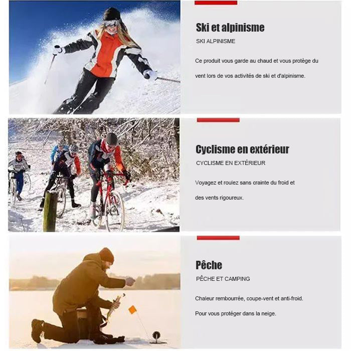 Aurvex™ | Chapeau thermique épaissi avec masque intégré