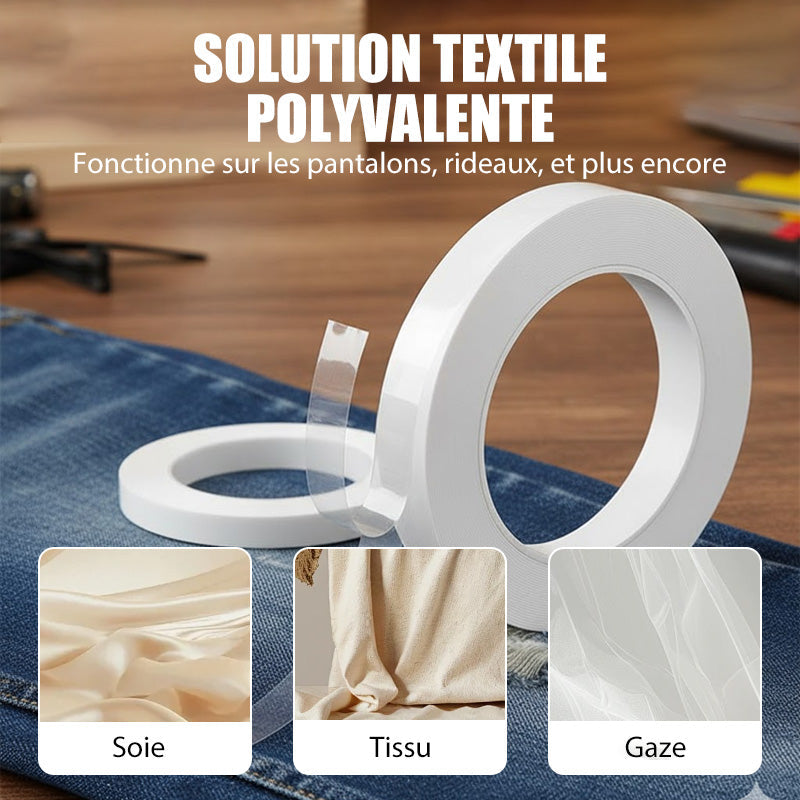 Heméa™ – Ruban Thermocollant Sans Couture pour Retouches Rapides