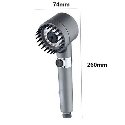 AuréaFlow™ – Pomme de Douche Pressurisée Multi-Jets avec Filtration