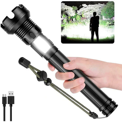 LumiForce™ – Lampe Torche LED Haute Puissance Rechargeable
