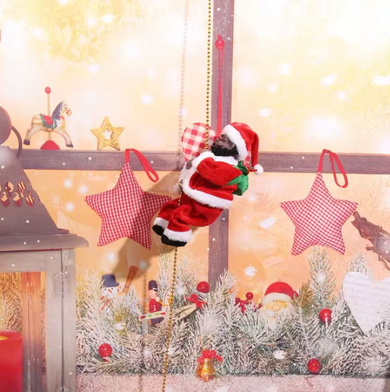 JolliClimb - Décor de corde de Père Noël – Faites vivre la magie de Noël chez vous !