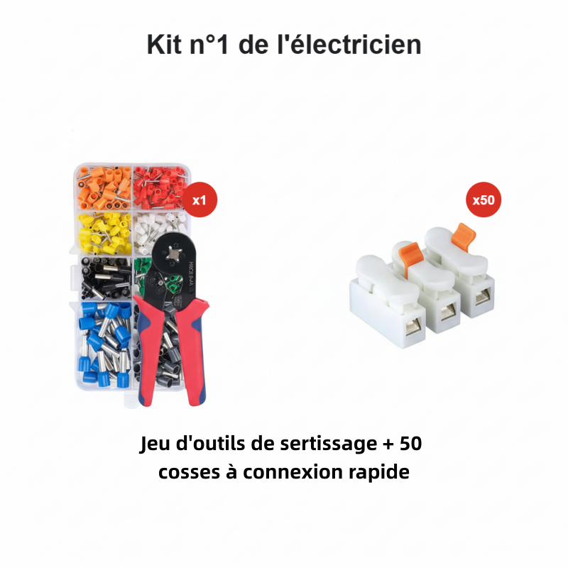 ElectraFix™ – Kit d’Embouts de Câbles Isolés Haute Fiabilité