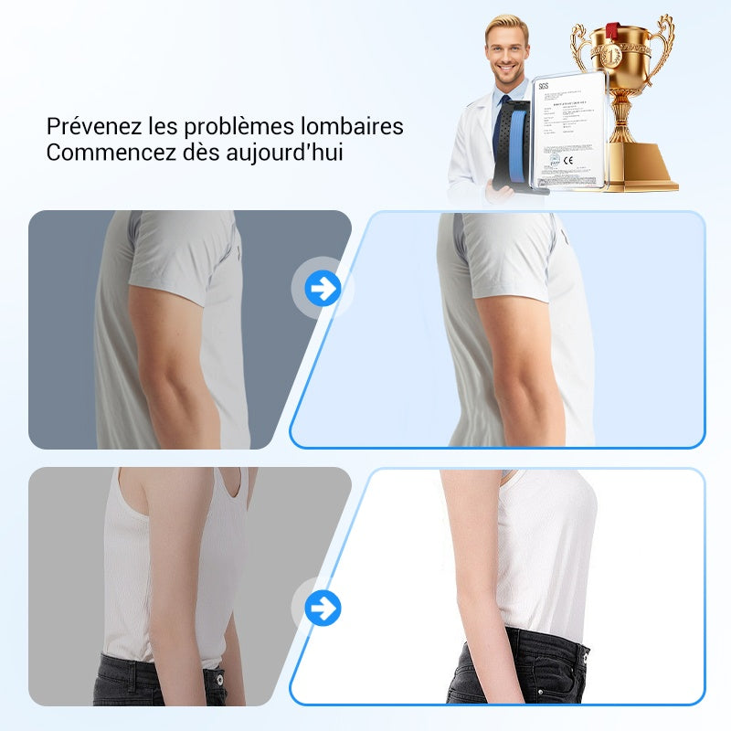 Lumbiora™ – Appareil de Relaxation et de Soutien Lombaire Ajustable