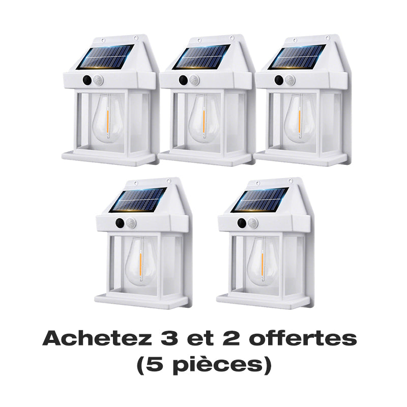 Tungara™ – Applique solaire murale avec détecteur de mouvement