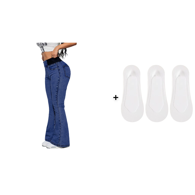 Eloura™ Jeans évasés à taille haute