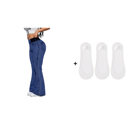 Eloura™ Jeans évasés à taille haute