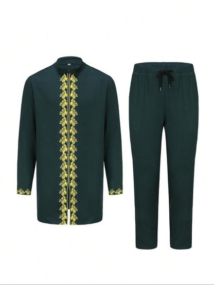 Kaviro™ - Ensemble Caftan Homme 2 Pièces