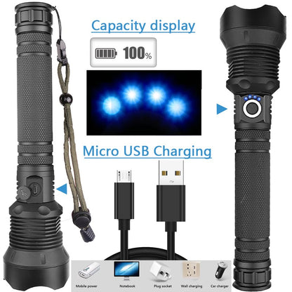LumiForce™ – Lampe Torche LED Haute Puissance Rechargeable