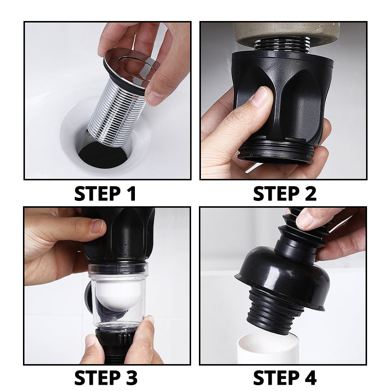 FlexiDrain™ - Tuyau d’Évacuation Télescopique pour Lavabo