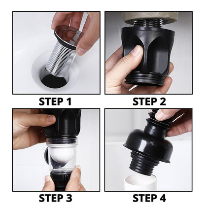 FlexiDrain™ - Tuyau d’Évacuation Télescopique pour Lavabo
