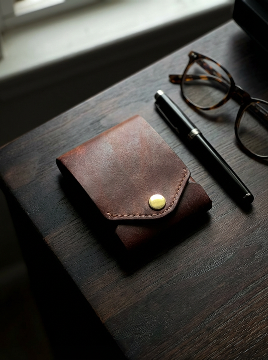 Valtèra™ - Porte-cartes en cuir fait main