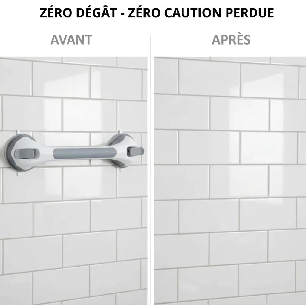 Gripora™ Barre d’Appui Sécurisée – Installation Sans Perçage