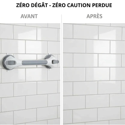 Gripora™ Barre d’Appui Sécurisée – Installation Sans Perçage