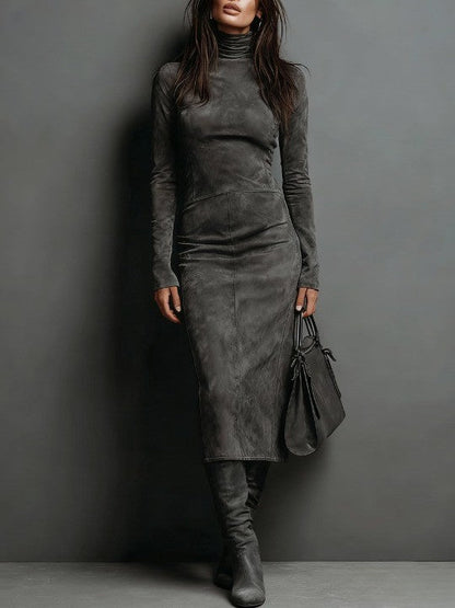 Robe Midi en DaimContour™