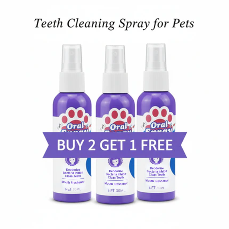 Dentévia™ Spray Buccal Naturel pour Animaux | 1+2 GRATUIT