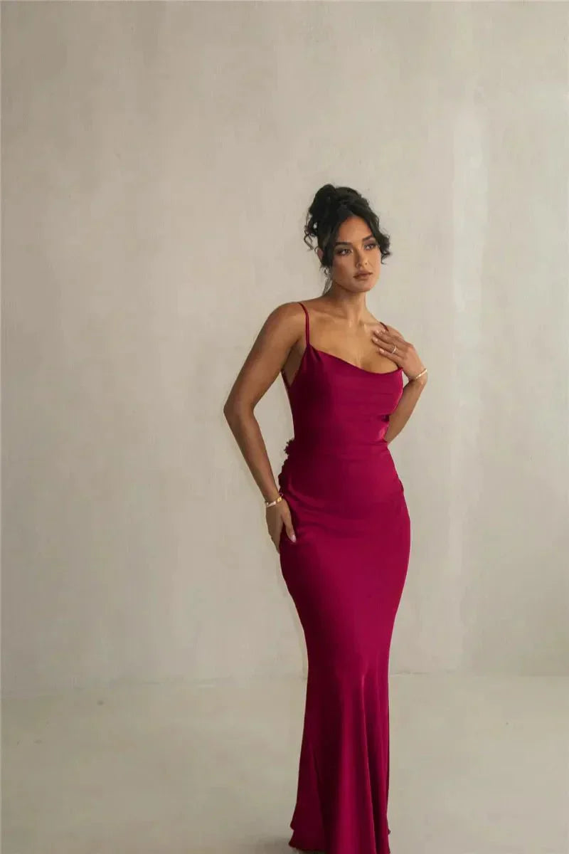 Lunea™ | Robe Ruchée de Luxe – Pour une entrée éblouissante