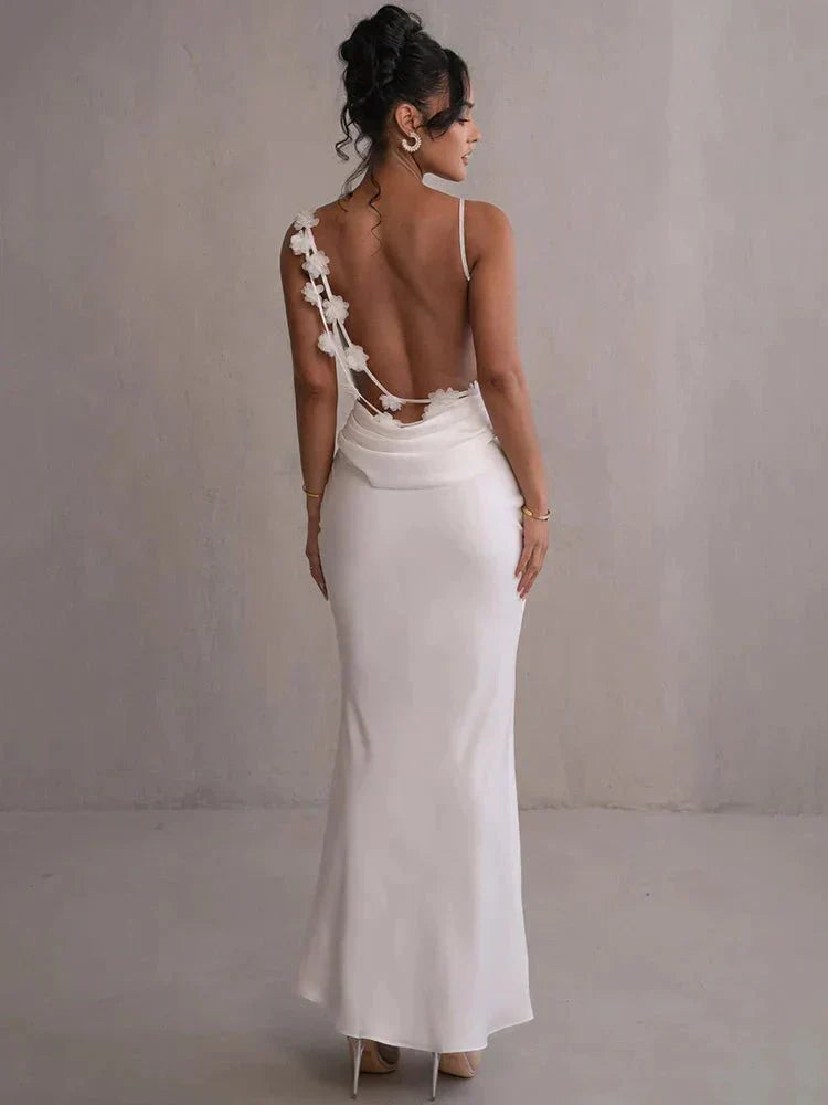 Lunea™ | Robe Ruchée de Luxe – Pour une entrée éblouissante
