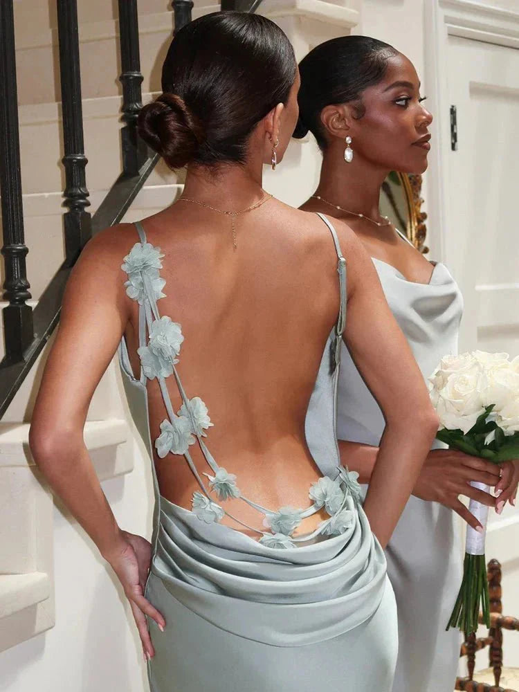 Lunea™ | Robe Ruchée de Luxe – Pour une entrée éblouissante