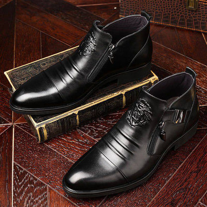 VÉLORIX™ – Bottines Homme en Cuir Premium