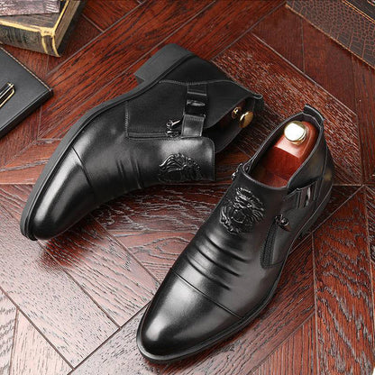 VÉLORIX™ – Bottines Homme en Cuir Premium