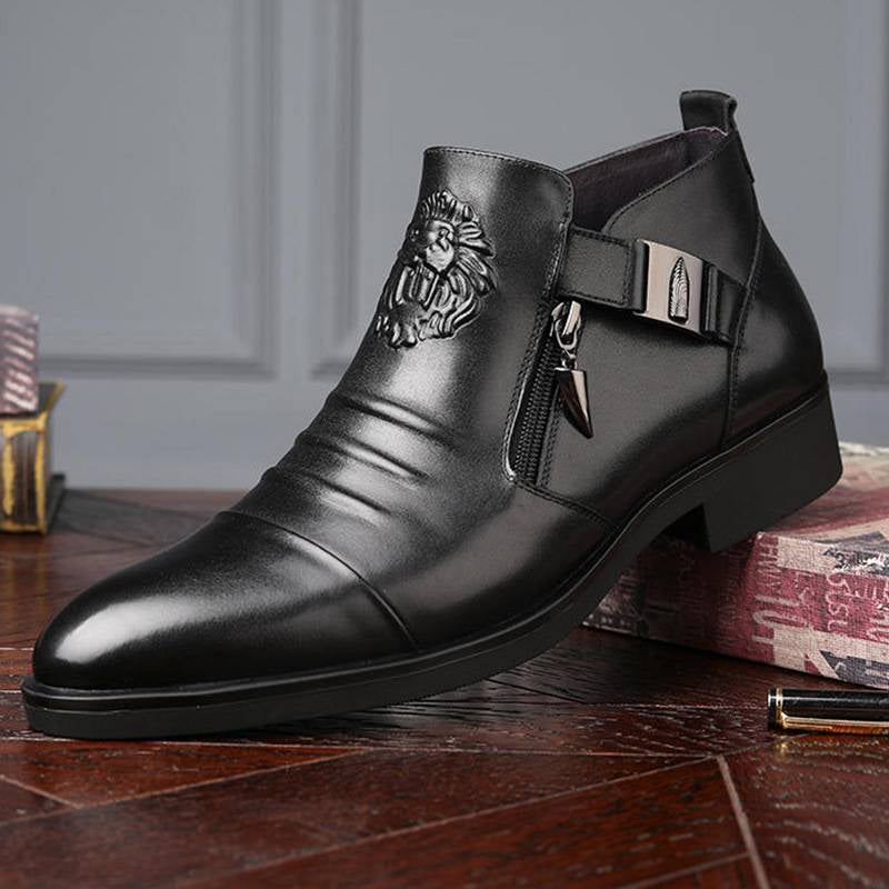 VÉLORIX™ – Bottines Homme en Cuir Premium
