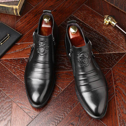 VÉLORIX™ – Bottines Homme en Cuir Premium