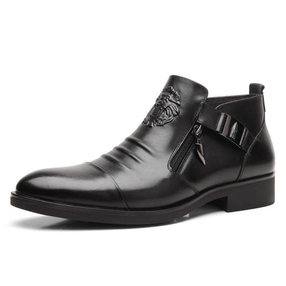 Noctyro™ Bottines Élégance Zippée Homme