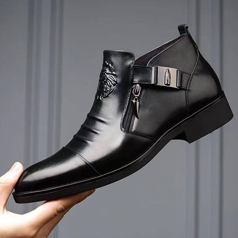 Noctyro™ Bottines Élégance Zippée Homme