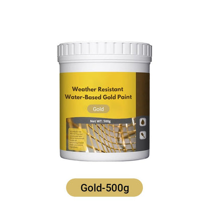 Auréline™ - Peinture Dorée Décorative à Base d’Eau – Finition élégante et durable