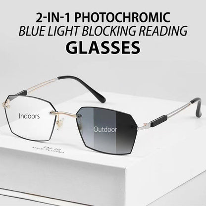 LUMÉORA™ | Lunettes de Lecture Photochromiques Élégantes | 1+1 GRATUIT