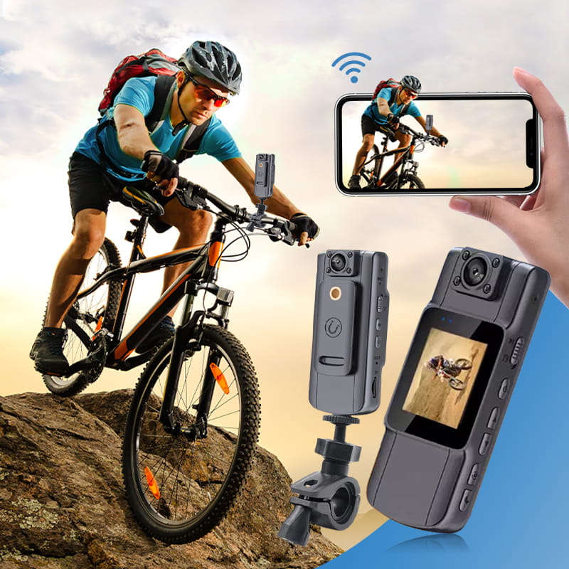 RideGuard™ - Cam 2K – Caméra Vélo Portable HD