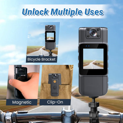 RideGuard™ - Cam 2K – Caméra Vélo Portable HD