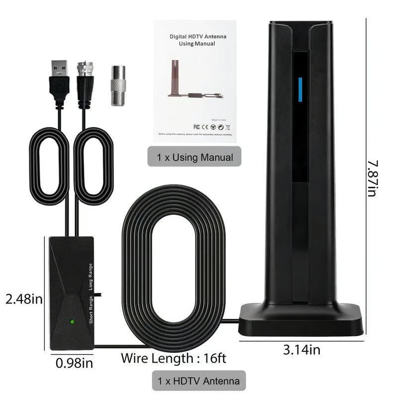 ClarioVox™ – Antenne TV Numérique HD Intérieure Longue Portée