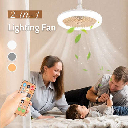 LumiBreeze™ – Ventilateur de Plafond Intelligent avec Éclairage
