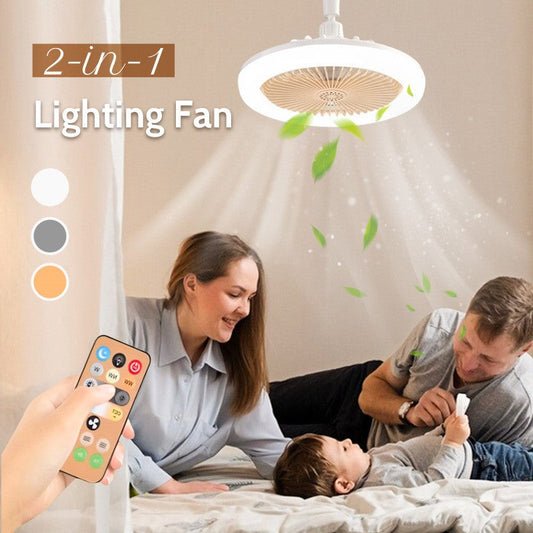 LumiBreeze™ – Ventilateur de Plafond Intelligent avec Éclairage