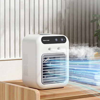 Brumalya™ Mini Ventilateur 2-en-1 – Fraîcheur Portable & Brumisation